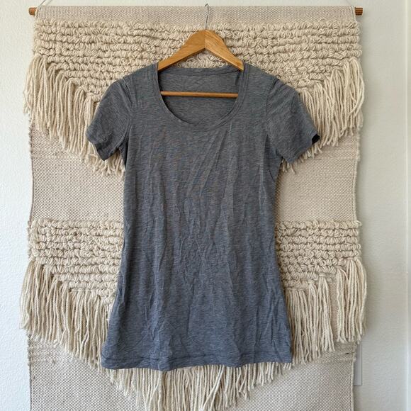 Lululemon Gray Tee - Picture 1 of 4